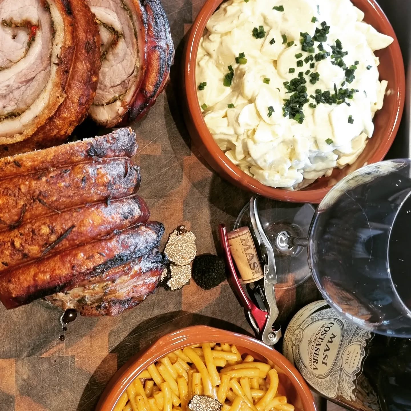 Knusperbauch vom Drehspiess