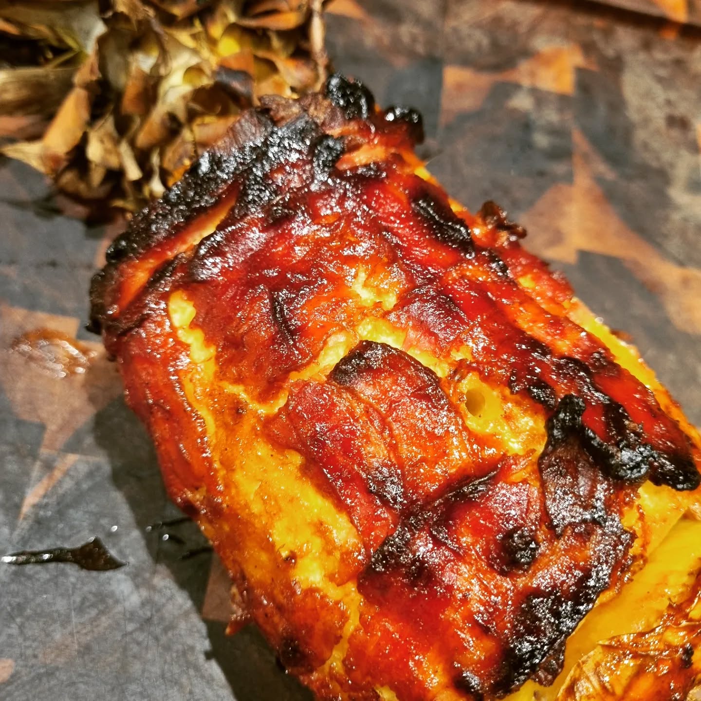 Tropical Bacon Cheese Tenderloin