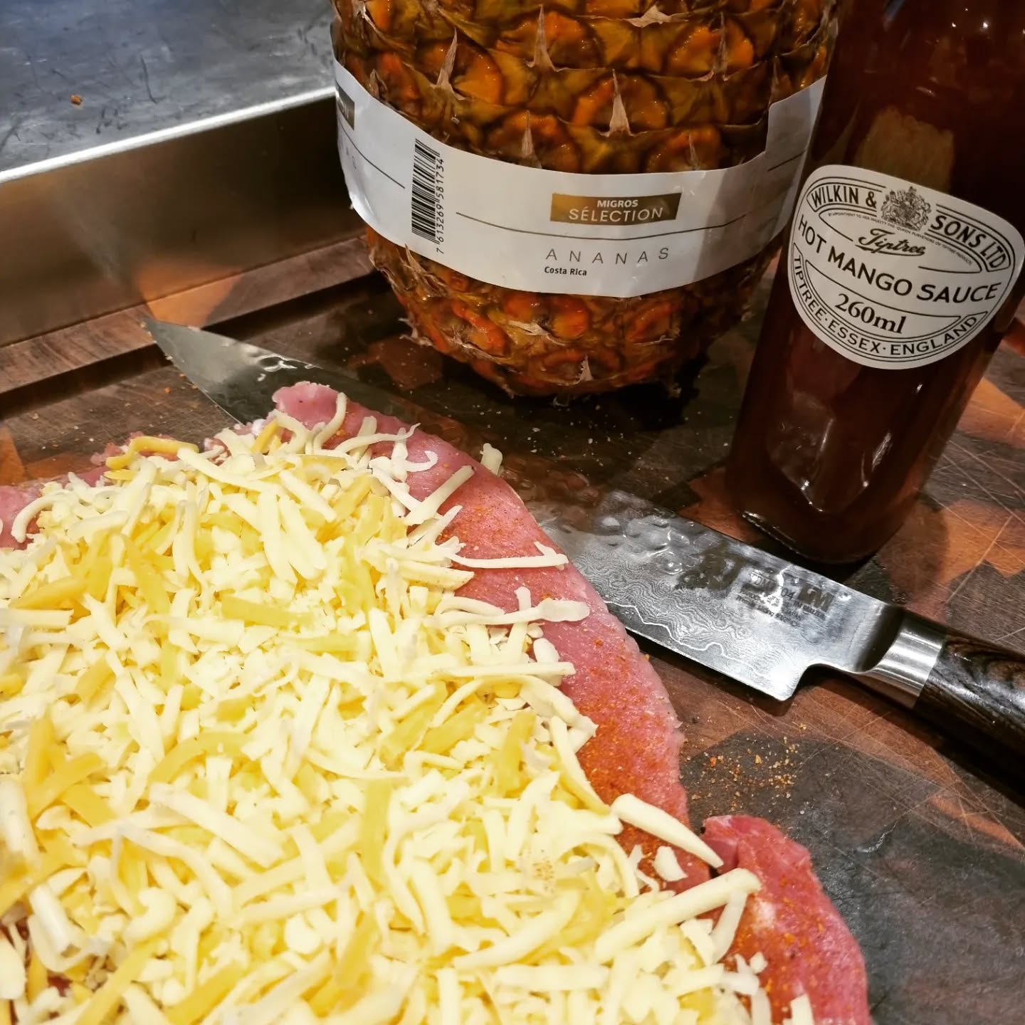 Tropical Bacon Cheese Tenderloin