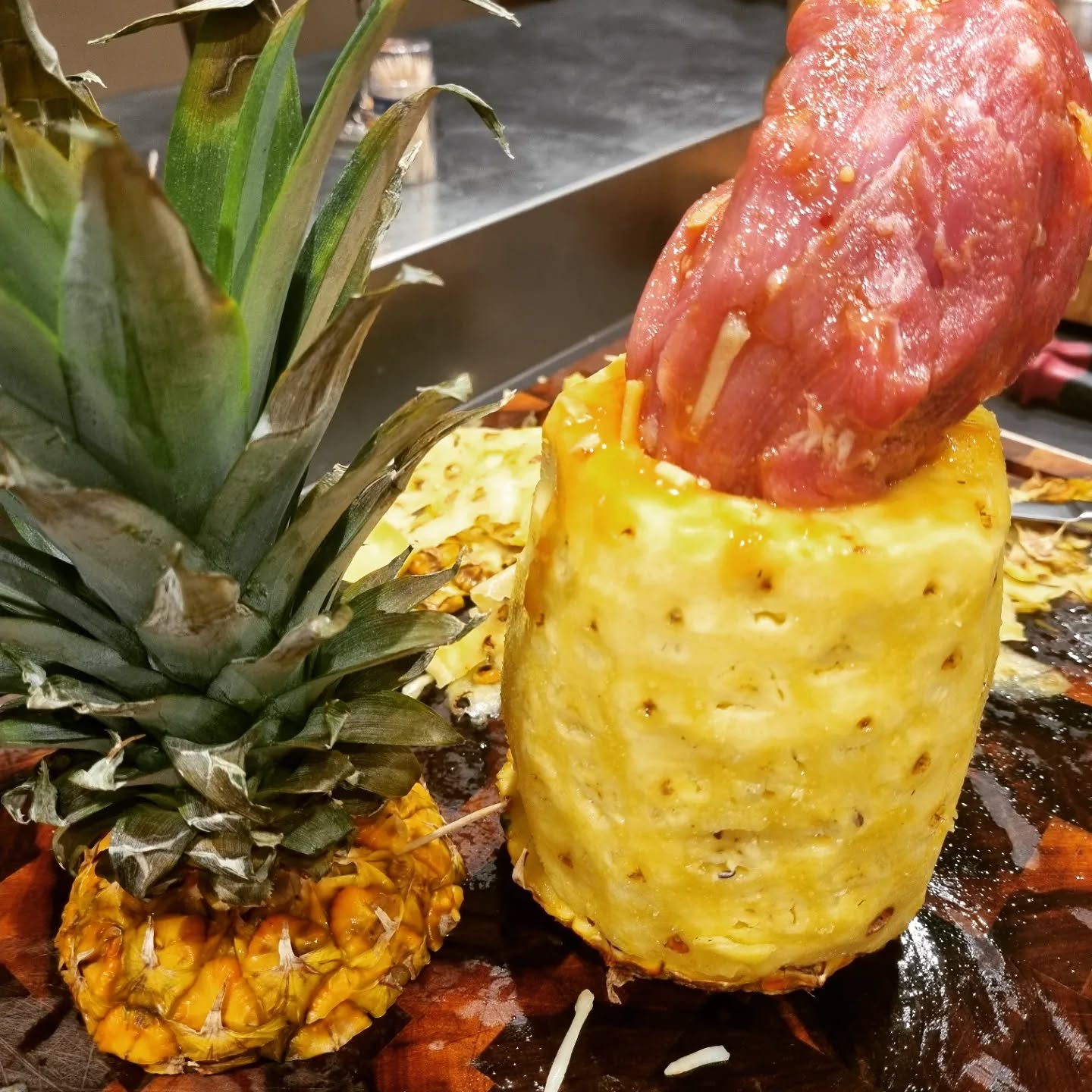Tropical Bacon Cheese Tenderloin