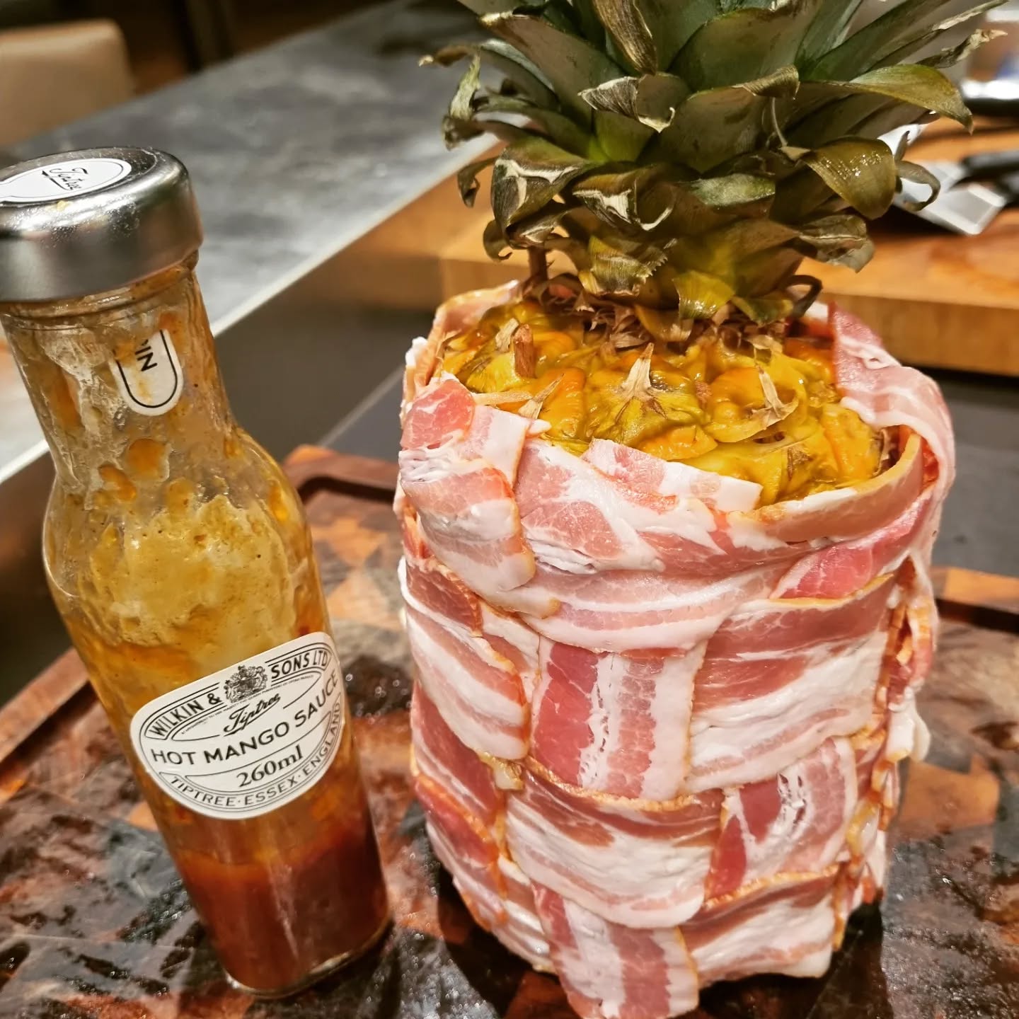 Tropical Bacon Cheese Tenderloin