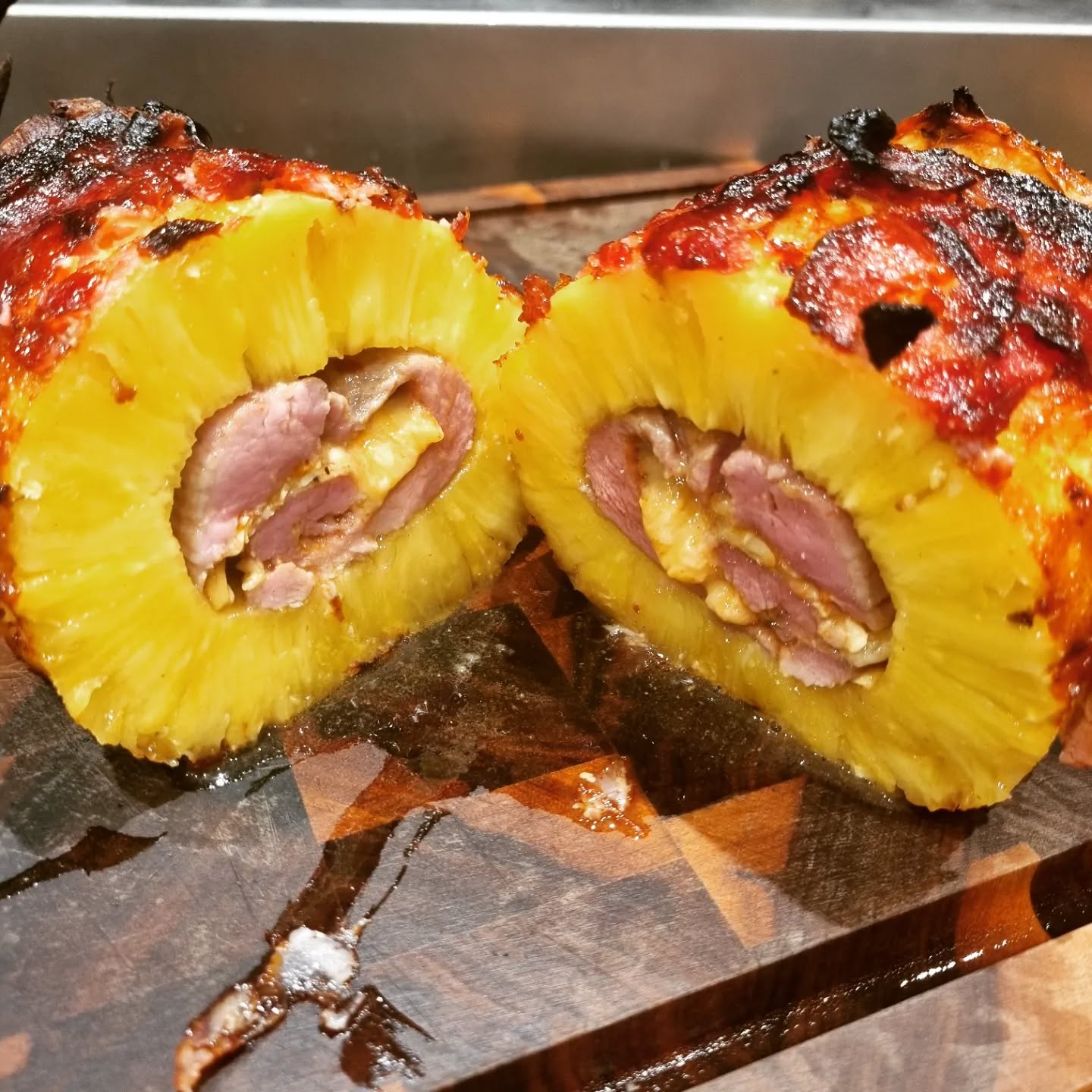 Tropical Bacon Cheese Tenderloin