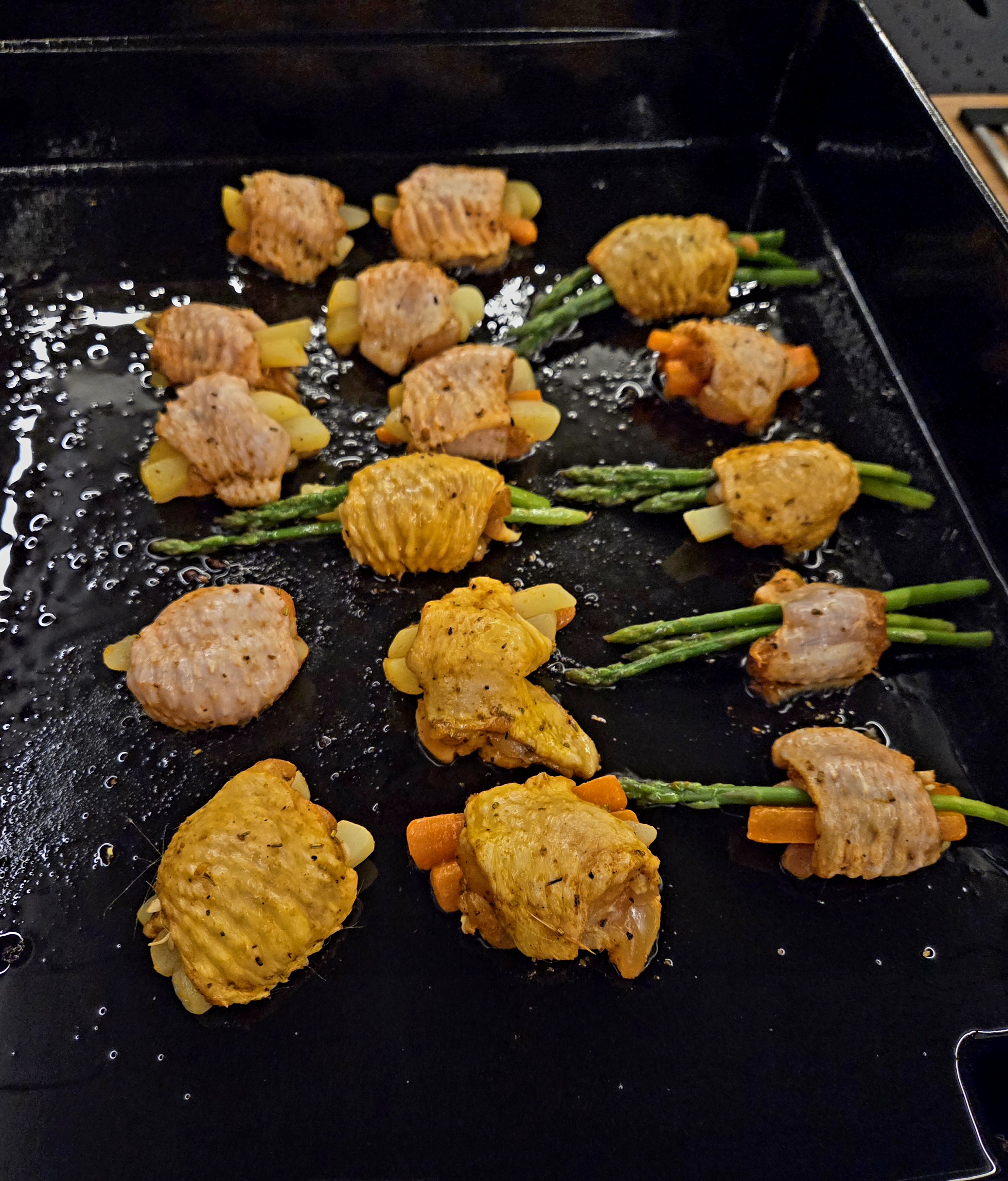 Teriyaki-Stuffed Chicken Wings