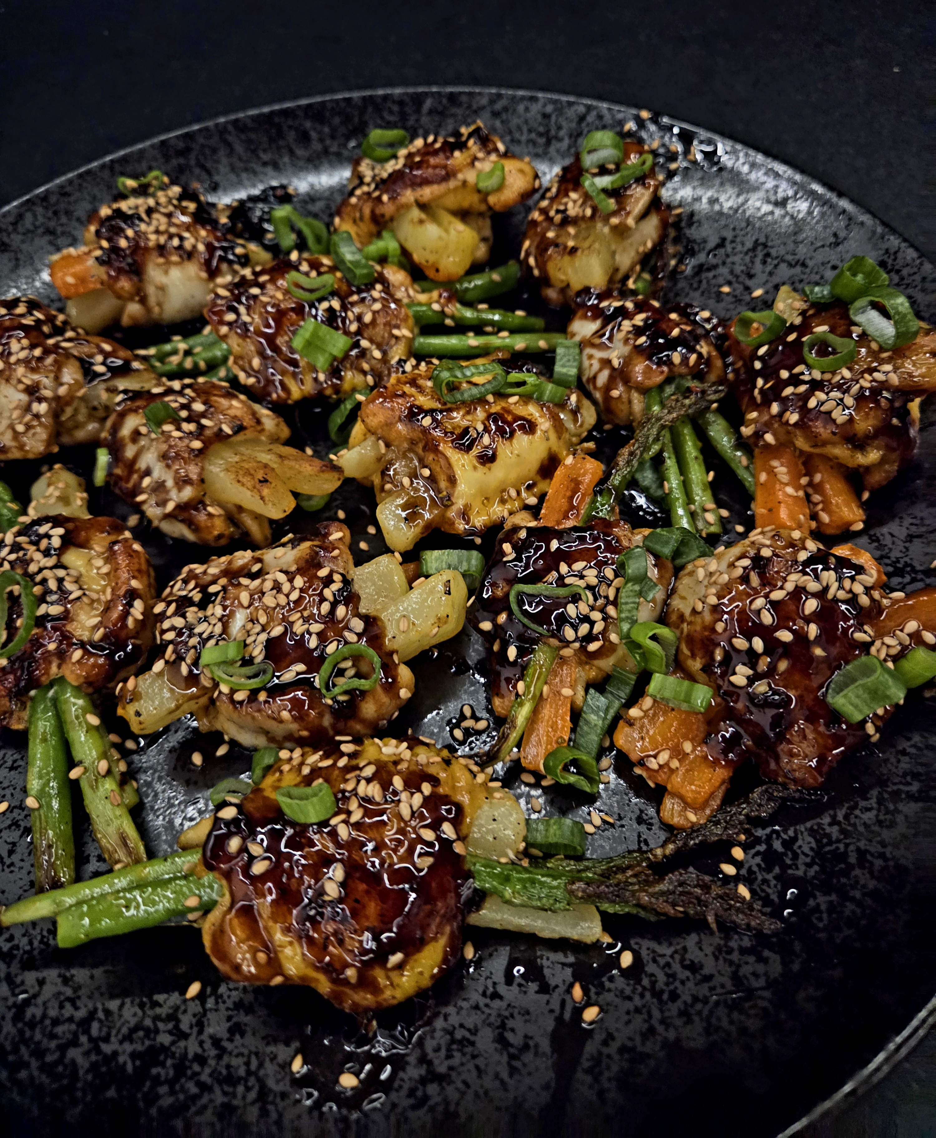 Teriyaki-Stuffed Chicken Wings