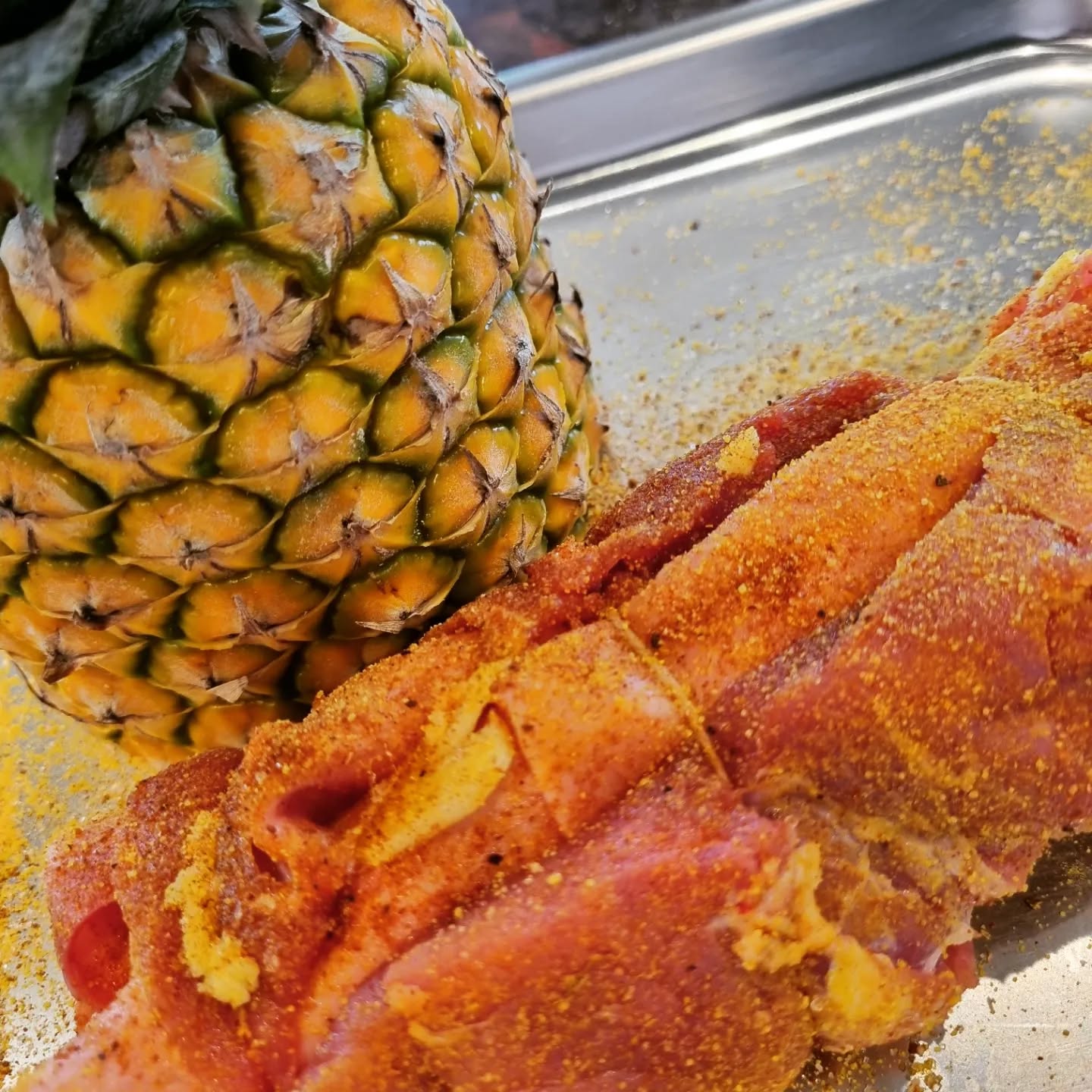 Tropical Bacon Cheese Tenderloin